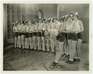 Silent Film Christie Comedies Starlets Stretching Exercise Photograph Orig.  1925