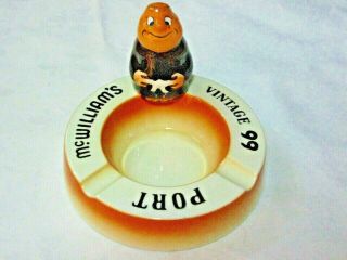 A Japanese Ceramic Mc Williams Vintage 99 Port Friar Tuck Advertising Ashtray