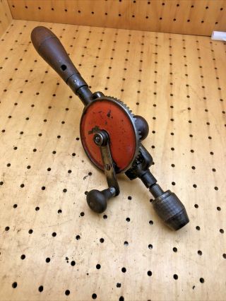Vintage Egg Beater Drill 2 Cog Old Tool