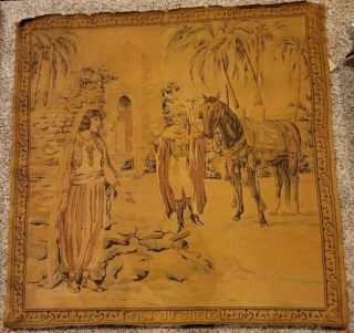 " Son Of The Sheik " Old Movie Tapestry 4 