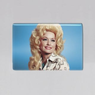 Dolly Parton / Blue - 2 " X 3 " Fridge Magnet (vintage Music Photo Poster Lp)