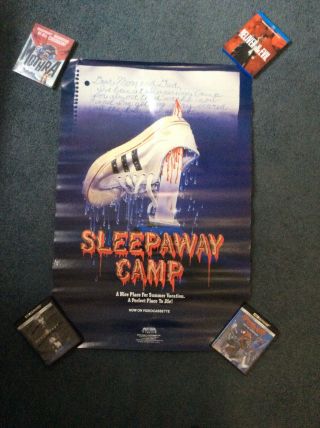 Sleepaway Camp Movie Vhs Promo Poster