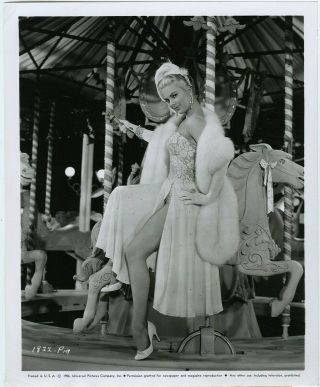 Placid Blonde Martha Hyer On Carousel 1956 Kelly & Me Still Photograph