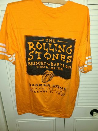 Rolling Stones Security Tour Crew Shirt.  Large Very Rare