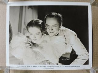 Fredric March And Evelyn Venable Orig Portrait Photo 1934 Death Takes A Holiday