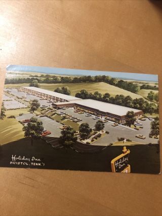Vintage Postcard Holiday Inn Bristol,  Tennessee