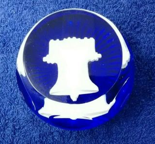 Baccarat Liberty Bell Paperweight 2
