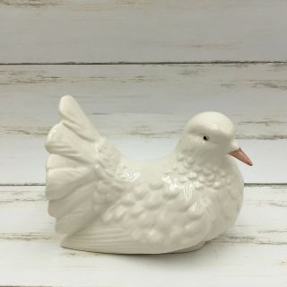 Vintage Goebel W Germany Ceramic White Dove Bird Figurine