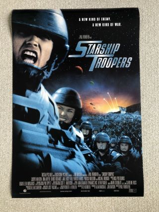 Starship Troopers Double - Sided Ds Movie Poster 27x40 Verhoven