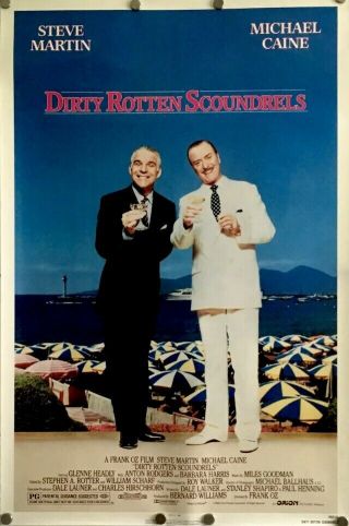 Dirty Rotten Scoundrels Us One Sheet,  Single - Sided Movie Poster