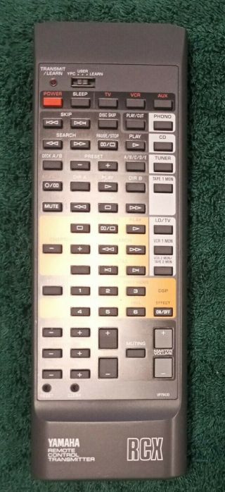 Vintage Yamaha Rcx - Vp79430 Learning Programable Remote Control