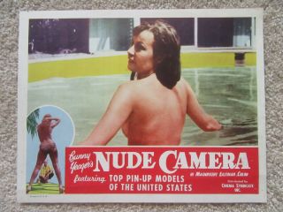Bunny Yeagers Nude Camera 1964 Lc 11x14 Barry Mahon Ex
