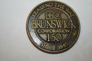 Vintage Brunswick Corporation Advertising Token " Leading The Way "