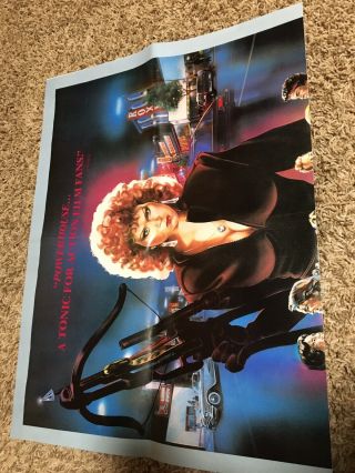 Savage Streets Video Store poster Linda Blair Vestron promo Horror Arrow VHS 2