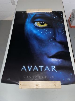 Avatar 2009 Movie Poster,  Double Sided,  27x40