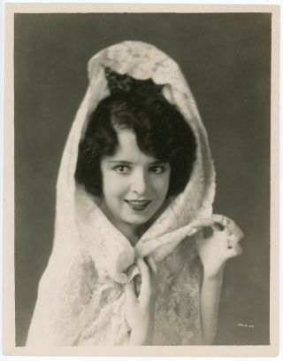 Enigmatic Beauty Colleen Moore Early 20s Silent Film Glamour Photograph