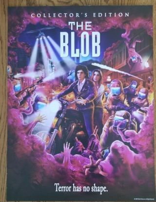 The Blob - Scream Shout Factory Movie Poster 18x24 Horror 80s Rare Film Print