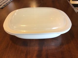 Corning Ware Simply Lite 3 Quart Casserole Dish With Plastic Lid Rectangle