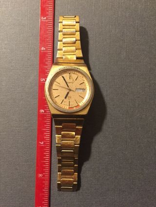 Vintage Mens Seiko Alarm Quartz Wristwatch Watch