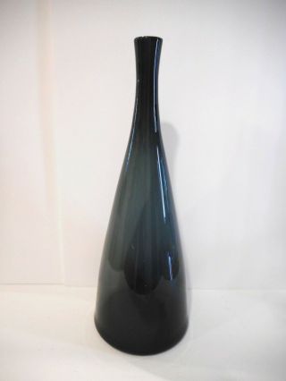 Blenko Winslow Anderson Iconic 920 Decanter In Charcoal 17 " Tall No Stopper