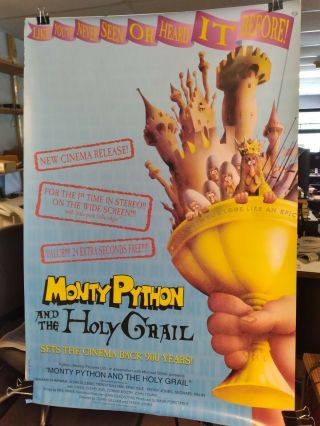 Re - Release One Sheet Poster - Monty Python And The Holy Grail (1975)