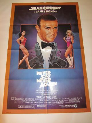 Never Say Never Again Movie Poster - 1983 Poster Sean Connery