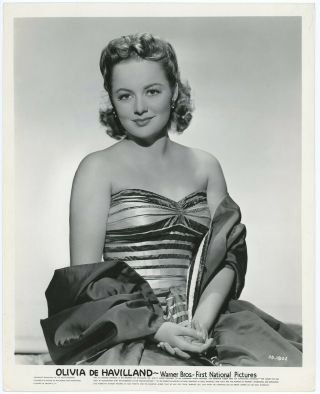 1940s Olivia De Havilland Golden Age Of Hollywood Glamour Photograph
