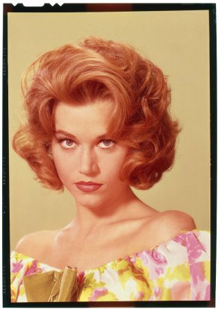 Jane Fonda Sunday In York 1963 5x7 Color Studio Transparency Virgil Apger