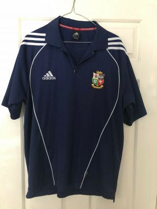 Vintage British & Irish Lions Rugby Polo Shirt Zealand 2005 In Xl By Adidas