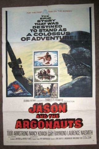 1 Sheet Movie Poster 1963 Jason And The Argonauts