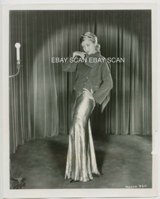 Marian Marsh Gorgeous Art Deco Vintage Portrait Photo 1931 The Mad Genius