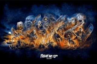 Friday The 13th Scream Factory Poster 24x36 Shout Exclusive Jason Vorhees