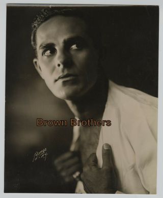 1920s Vitagraph Actor Darkly Handsome Antonio Moreno Sexy Photo By Bangs 2 - Bb