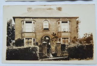 Rare Vintage Sepia Postcard Of Sherwood,  Whitepit Lane,  Newport,  Isle Of Wight