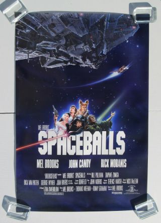 Spaceballs 1987 Us Org One Sheet Movie Poster 1sh Film Moranis Candy Star Wars