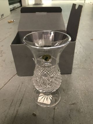 Waterford Crystal 150112 Cashel 6 " Vase Brand Nib Retired,  Vintage