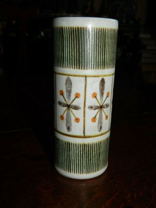 Vintage Langley Mill Glyn College Design Sycamore Range Cylinder Vase 1963 - 65