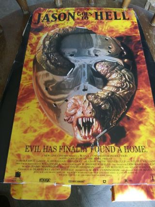 Vintage Jason Goes To Hell Friday The 13th Video Store Display Standee