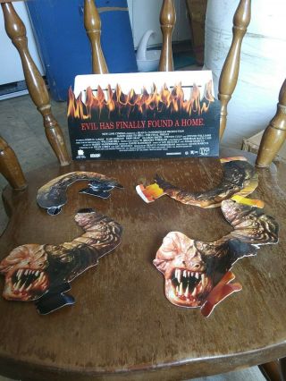 vintage JASON GOES TO HELL FRIDAY THE 13th video store display standee 3