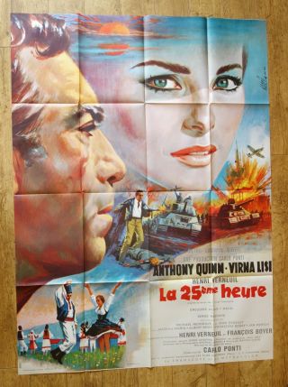 25th Hour Anthony Quinn Tank War Large French Movie Poster 