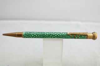Vintage Superite Green Marble Mechanical Pencil,  Gt