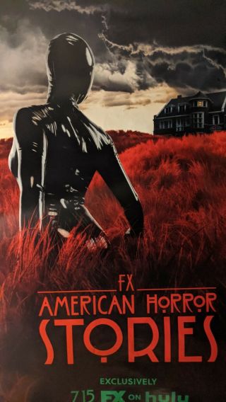 Ahs American Horror Stories " Latex Meadow " Bus Stop Poster