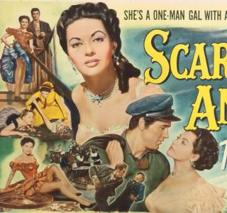 Scarlet Angel Lobby Card Complete Set (8) Movie Poster 1952 Decarlo Hudson