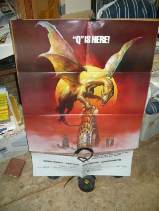 Q - The Winged Serpent,  Orig 1 - Sht / Movie Poster (boris Vallejo Art) - 1983