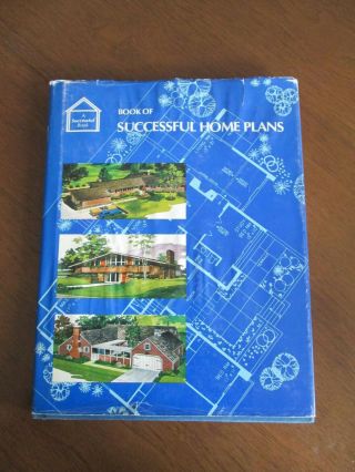 Vintage - Book Of Successful Home Plans - Designs By Richard Pollman - 1974