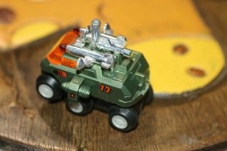 Vintage Bandai 1985 Tank 6 Wheel Vehicle With Weapons Japan Toy Friction Rare 1