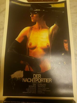 Vintage The Night Porter Theatrical Poster 1974