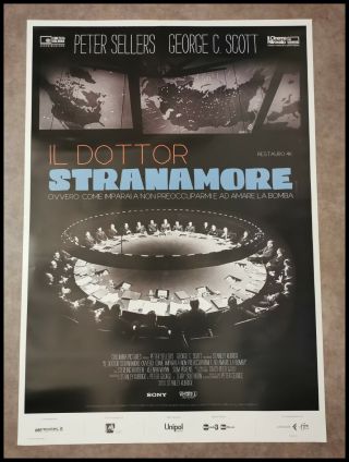 Dr Strangelove Movie Poster 27x40 " Italian Stanley Kubrick