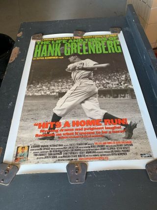 The Life And Times Of Hank Greenberg 1999 Movie Poster Nm Baseball