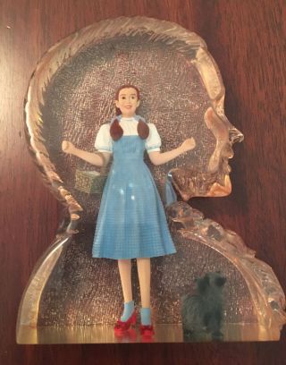 Vtg Dorothy And Toto Of The Wizard Of Oz Collectible Rare Paperweight Bookend